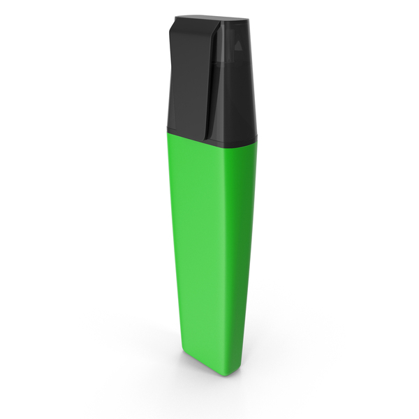 Highlighter Green Vertical PNG & PSD Images