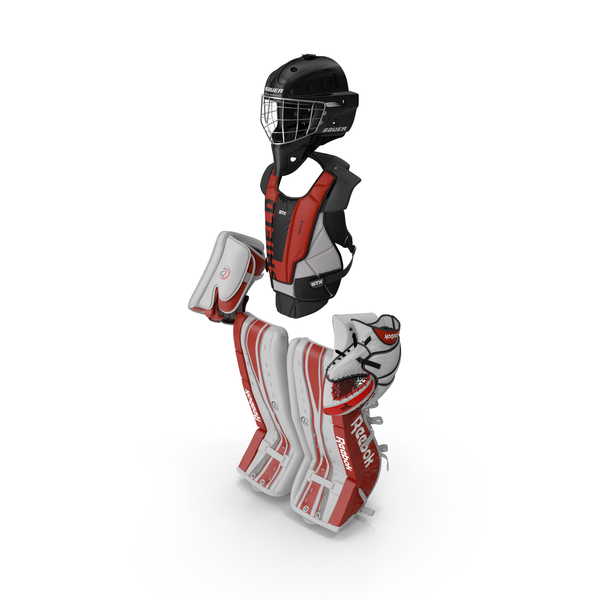 Pads: Hockey Goalie Protection Kit Red PNG & PSD Images Pads: Hockey Goalie Protection Kit Red PNG & PSD Images