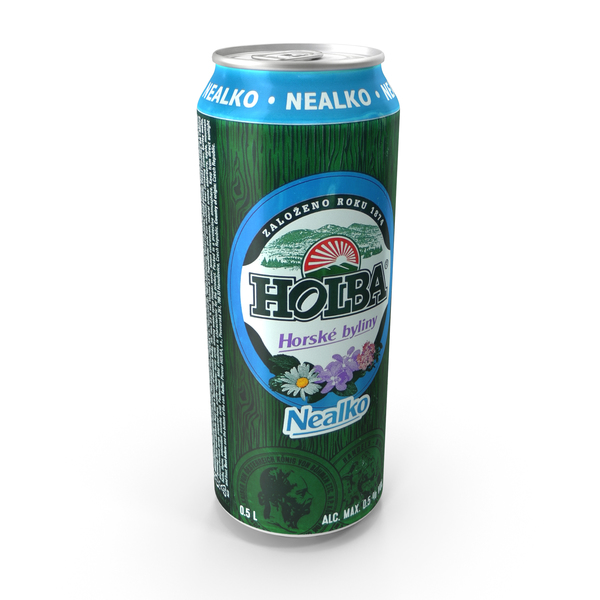 Holba Horske Byliny Non Alco Beer Can 500ml 2019 PNG & PSD Images