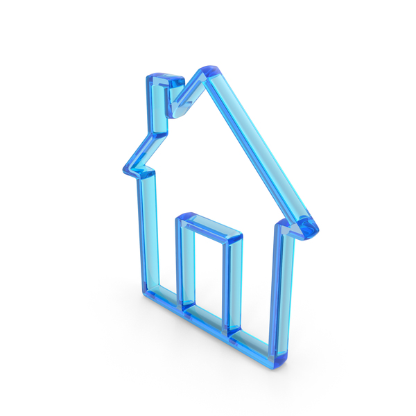 Symbols: Home Icon Glass PNG & PSD Images