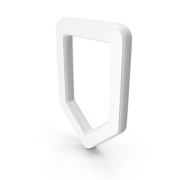 Symbols: Home Plate Symbol White PNG & PSD Images