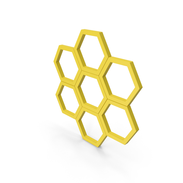 Symbols: Honeycomb Icon PNG & PSD Images