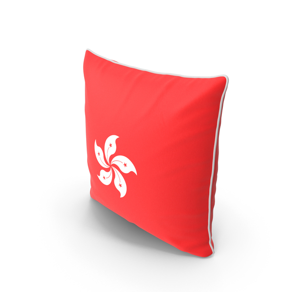 Hong Kong Flag Pillow PNG & PSD Images Hong Kong Flag Pillow PNG & PSD Images