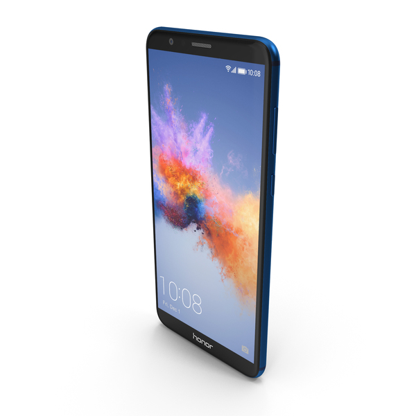 Smartphone: Honor 7X Blue PNG & PSD Images Smartphone: Honor 7X Blue PNG & PSD Images