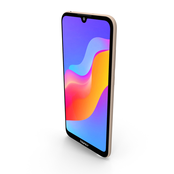 Smartphone: Honor 8A Gold PNG & PSD Images Smartphone: Honor 8A Gold PNG & PSD Images