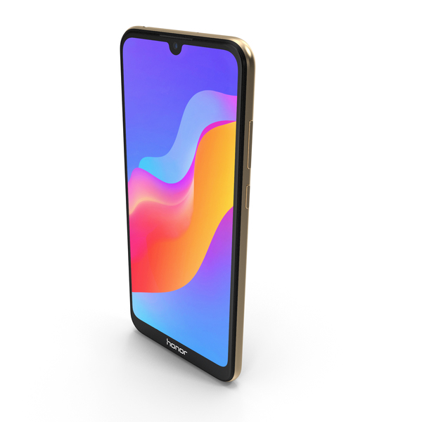 Smartphone: Honor 8A Gold PNG & PSD Images Smartphone: Honor 8A Gold PNG & PSD Images
