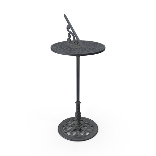 Sun Dial: Horizontal Sundial on Pedestal Base PNG & PSD Images Sun Dial: Horizontal Sundial on Pedestal Base PNG & PSD Images