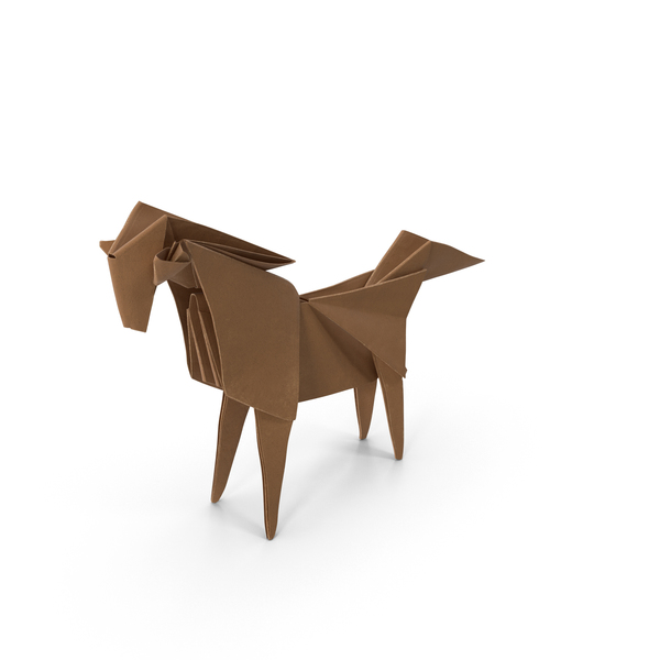 Origami: Horse PNG & PSD Images Origami: Horse PNG & PSD Images