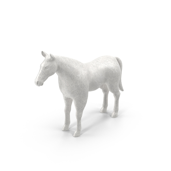 马雕像PNG和PSD图像