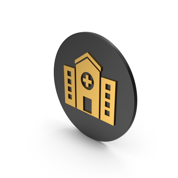 Symbols: Hospital Gold Icon PNG & PSD Images Symbols: Hospital Gold Icon PNG & PSD Images