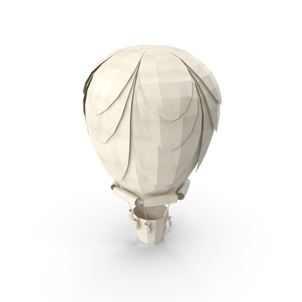 Hot Air Balloon Paper PNG & PSD Images