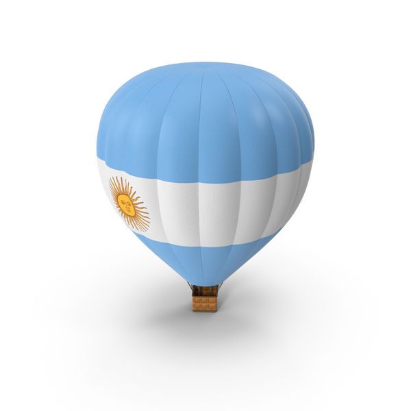 French: Hot Air Balloon With Argentina Flag PNG & PSD Images French: Hot Air Balloon With Argentina Flag PNG & PSD Images