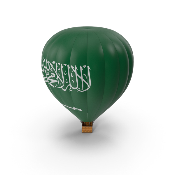 Hot Air Balloon With Saudi Arabia Flag PNG & PSD Images Hot Air Balloon With Saudi Arabia Flag PNG & PSD Images