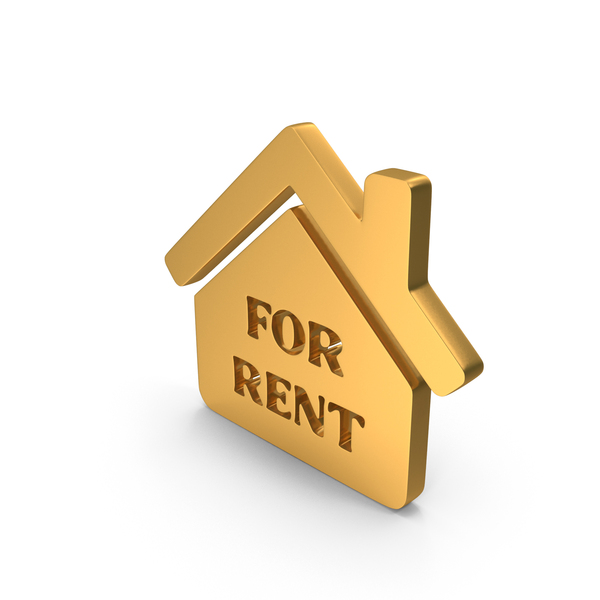 Symbols: House For Rent Icon Gold PNG & PSD Images Symbols: House For Rent Icon Gold PNG & PSD Images