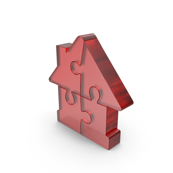 House Puzzle Glass PNG & PSD Images