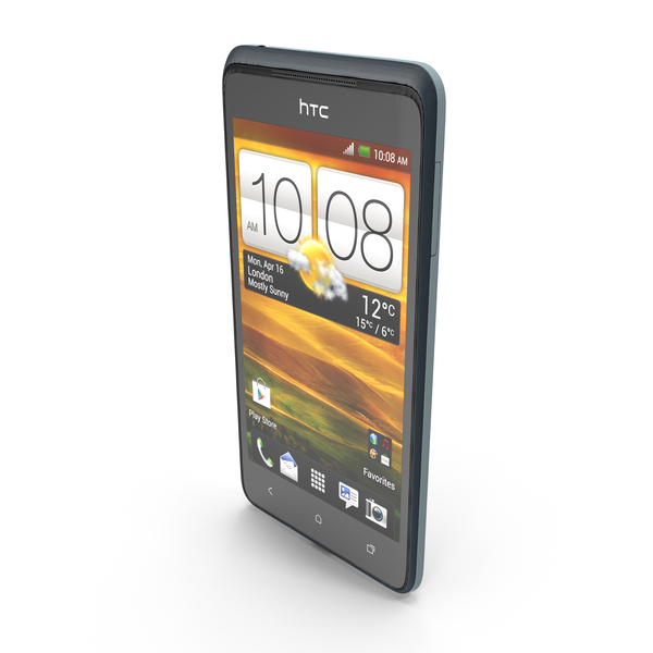 Smartphone: HTC Desire 400 Light Blue Version PNG & PSD Images Smartphone: HTC Desire 400 Light Blue Version PNG & PSD Images