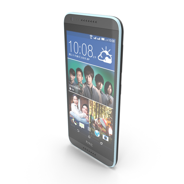 Smartphone: HTC Desire 620 Dual Sim Blue Misty PNG & PSD Images Smartphone: HTC Desire 620 Dual Sim Blue Misty PNG & PSD Images