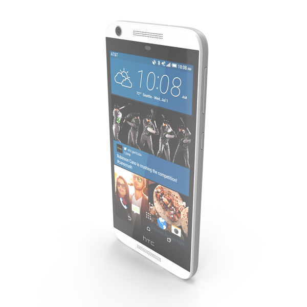 Smartphone: HTC Desire 626 White PNG & PSD Images