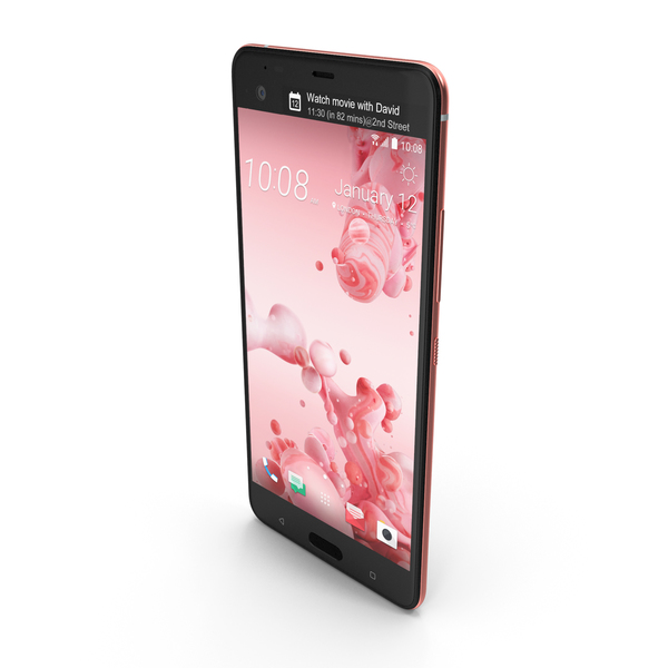 Smartphone: HTC U Ultra Cosmestic Pink PNG & PSD Images Smartphone: HTC U Ultra Cosmestic Pink PNG & PSD Images