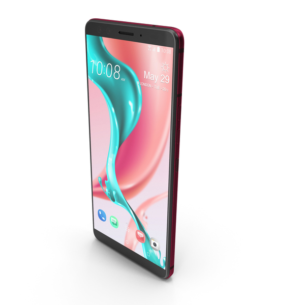 Smartphone: HTC U12 Plus Flame Red PNG & PSD Images Smartphone: HTC U12 Plus Flame Red PNG & PSD Images