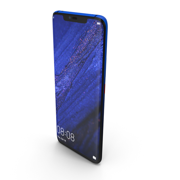 Smartphone: Huawei Mate 20 Pro Twilight PNG & PSD Images