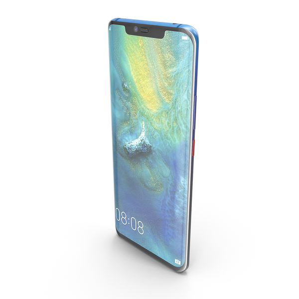 Smartphone: Huawei Mate 20 Pro Twilight PNG & PSD Images Smartphone: Huawei Mate 20 Pro Twilight PNG & PSD Images