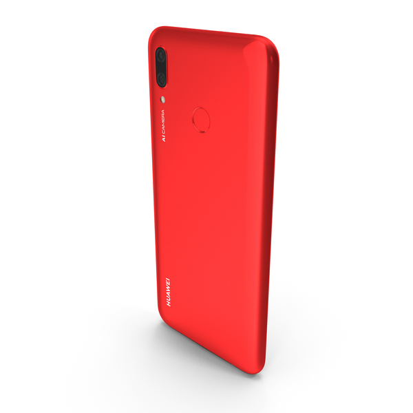Smartphone: Huawei P Smart 2019 Coral Red PNG & PSD Images Smartphone: Huawei P Smart 2019 Coral Red PNG & PSD Images