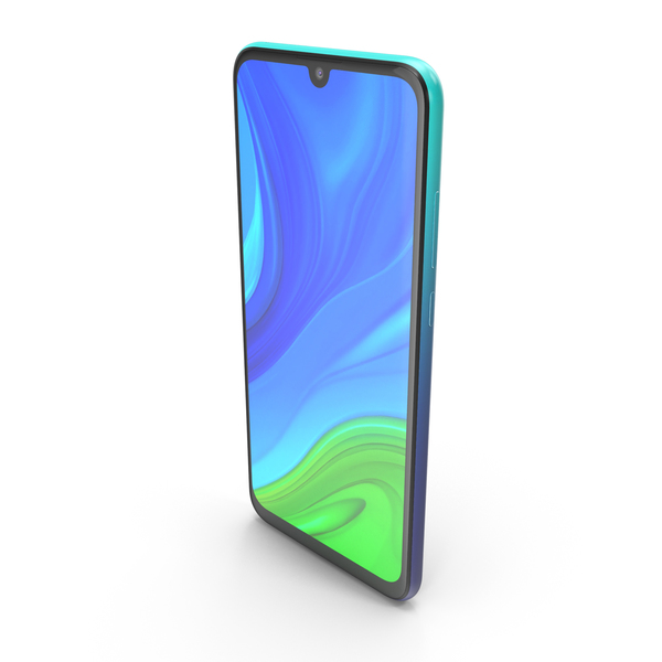 Smartphone: Huawei P smart 2020 Aurora Blue PNG & PSD Images