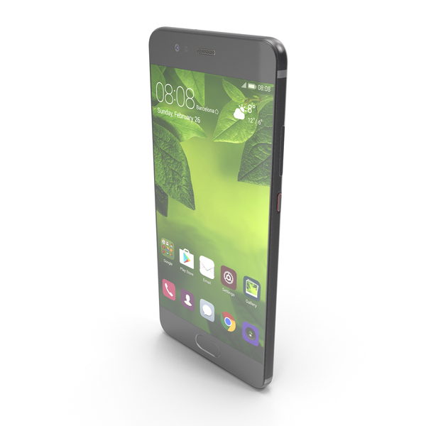 Smartphone: Huawei P10 Graphite Black PNG & PSD Images Smartphone: Huawei P10 Graphite Black PNG & PSD Images