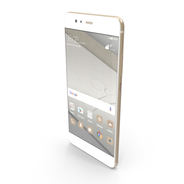 Smartphone: Huawei P10 Plus Dazzling Gold PNG & PSD Images