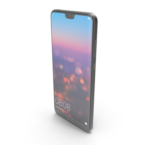 Smartphone: Huawei P20 Pro Blue PNG & PSD Images