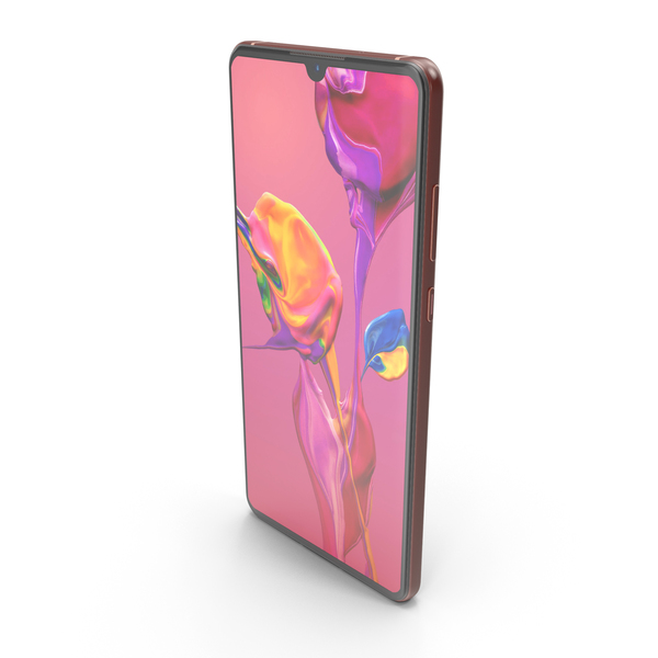 Smartphone: Huawei P30 Amber Sunrise PNG & PSD Images