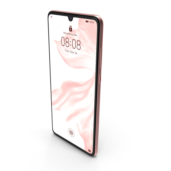Smartphone: Huawei P30 Pearl White PNG & PSD Images