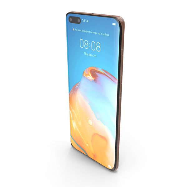 Smartphone: Huawei P40 Pro Blush Gold PNG & PSD Images Smartphone: Huawei P40 Pro Blush Gold PNG & PSD Images