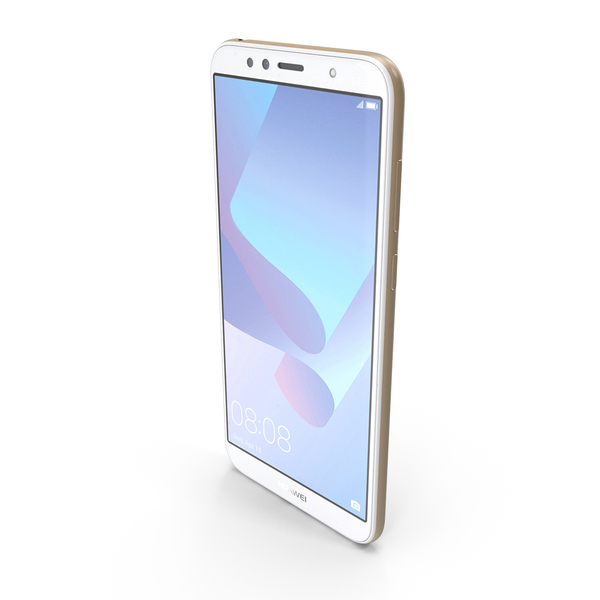 Smartphone: Huawei Y6 2018 Gold PNG & PSD Images Smartphone: Huawei Y6 2018 Gold PNG & PSD Images