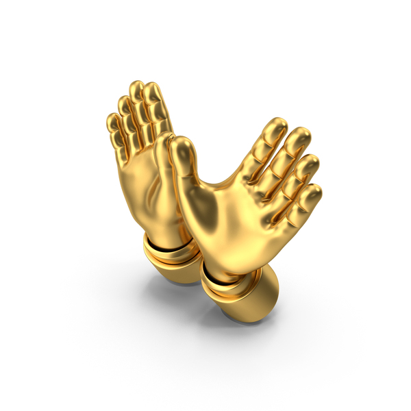 Cartoon: Hug Hand Gestures Gold Icon PNG & PSD Images