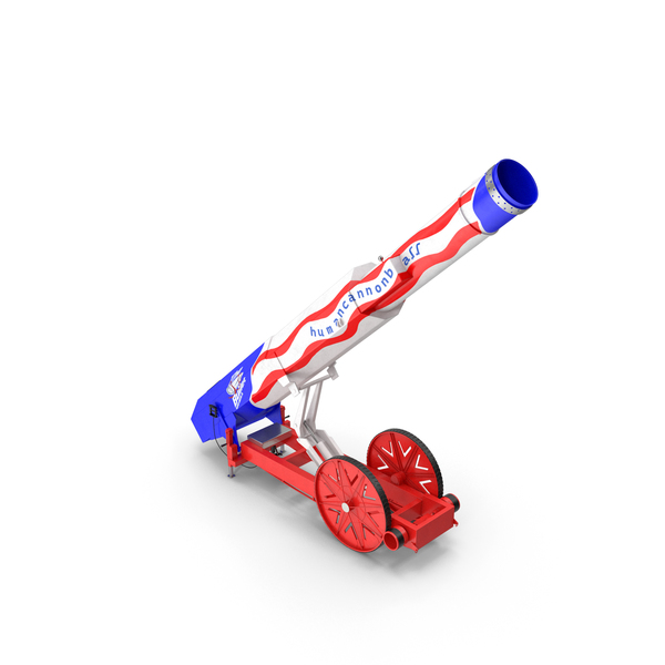 Cannon: Human Cannonball Red PNG & PSD Images