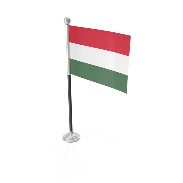 Hungary Desk Small Stand Flag PNG & PSD Images