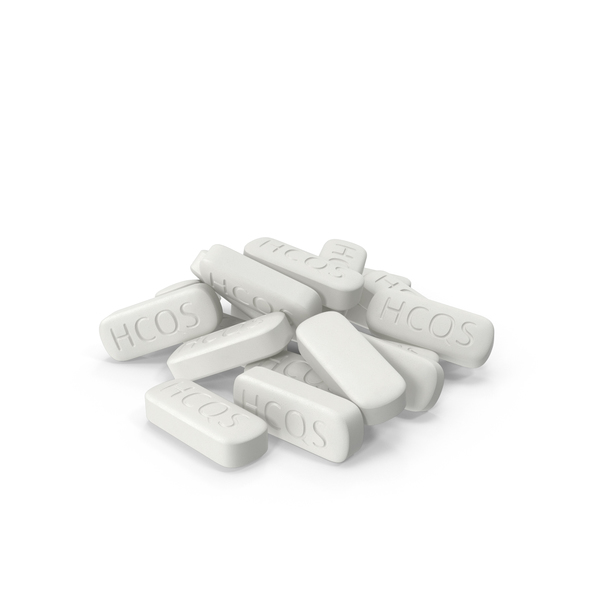 Pill: Hydroxychloroquine Tablets Pile PNG & PSD Images