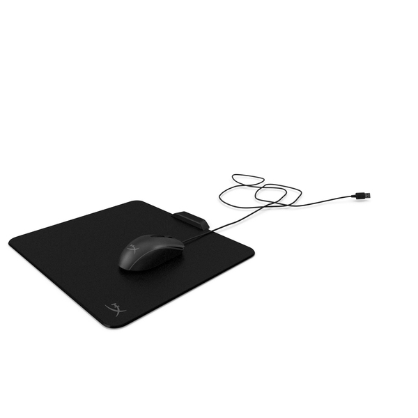 HyperX Pulsefire Surge Gaming Mouse with Mouse Pad Set PNG & PSD Images