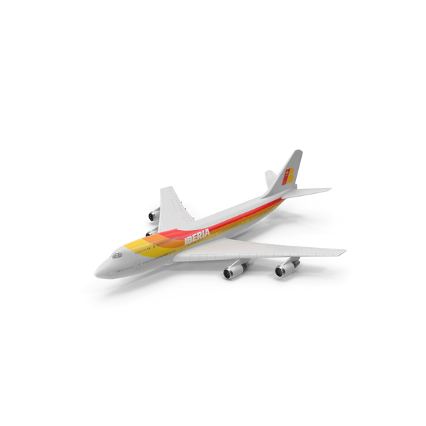 Airliner: IBERIA Boeing 747 PNG & PSD Images Airliner: IBERIA Boeing 747 PNG & PSD Images