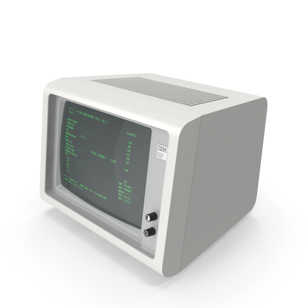 IBM 5150 Monitor PNG Images & PSDs for Download | PixelSquid - S12276084D