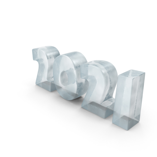 New Year's Letters: Ice 2021 PNG & PSD Images New Year's Letters: Ice 2021 PNG & PSD Images