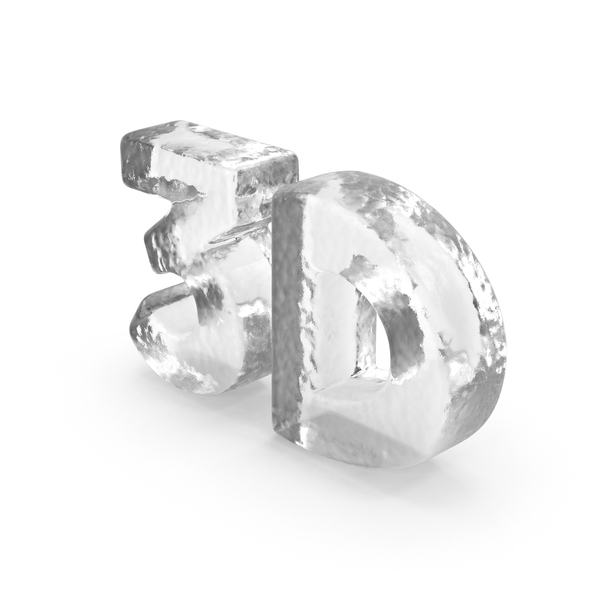 Symbols: Ice 3D Symbol PNG & PSD Images