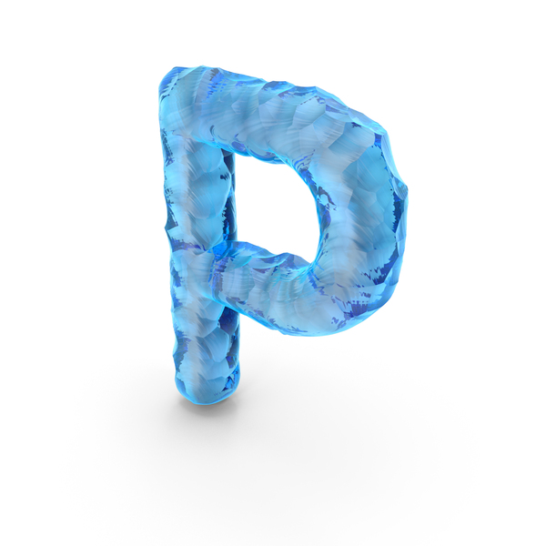 Language: Ice Alphabet P PNG & PSD Images