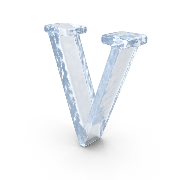 Ice Capital Letter V PNG & PSD Images Ice Capital Letter V PNG & PSD Images