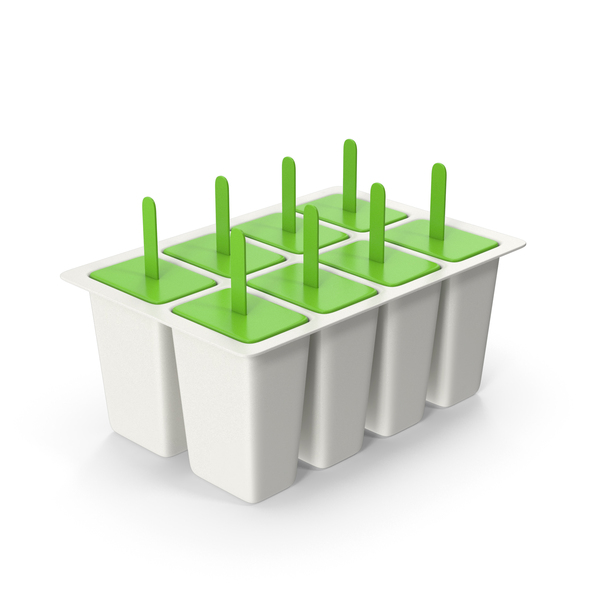 Ice Cream Popsicle Mold Green PNG & PSD Images