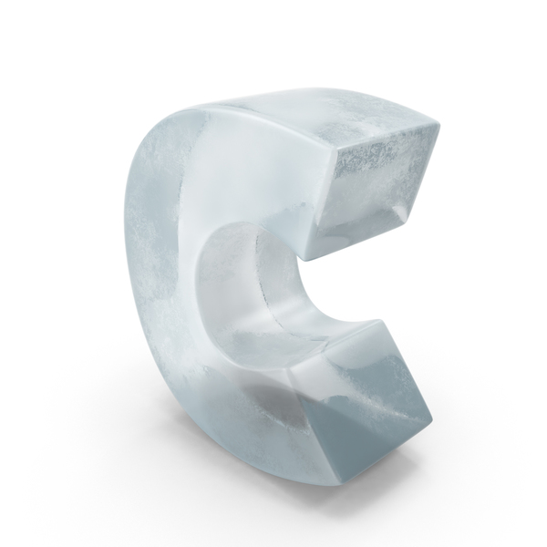 Language: Ice Letter C PNG & PSD Images Language: Ice Letter C PNG & PSD Images