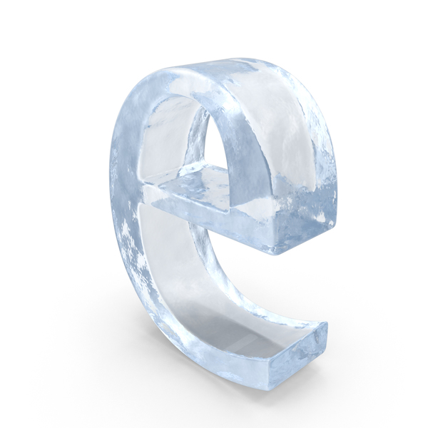 Roman Alphabet: Ice Letter Lowercase E PNG & PSD Images Roman Alphabet: Ice Letter Lowercase E PNG & PSD Images