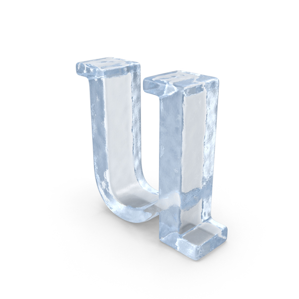 Roman Alphabet: Ice Letter Lowercase U PNG & PSD Images Roman Alphabet: Ice Letter Lowercase U PNG & PSD Images